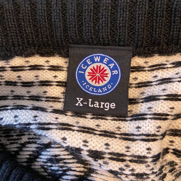 Ice Wear Men Sweater Magnus Wool Zip Norwegian Sweatshirt Black XL Maxwin Fish - Picture 3 of 16